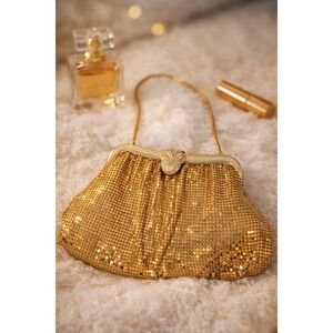 Whiting & Davis Gold Mesh Evening Clutch